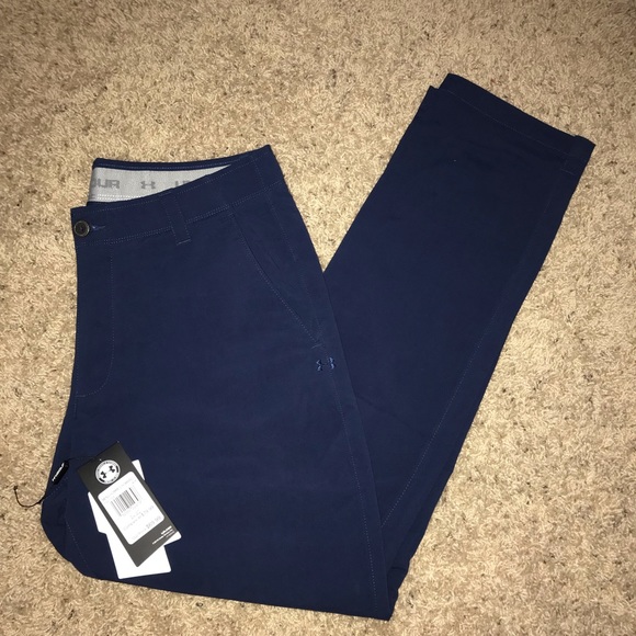 Under Armour Navy Pants - Picture 1 of 4